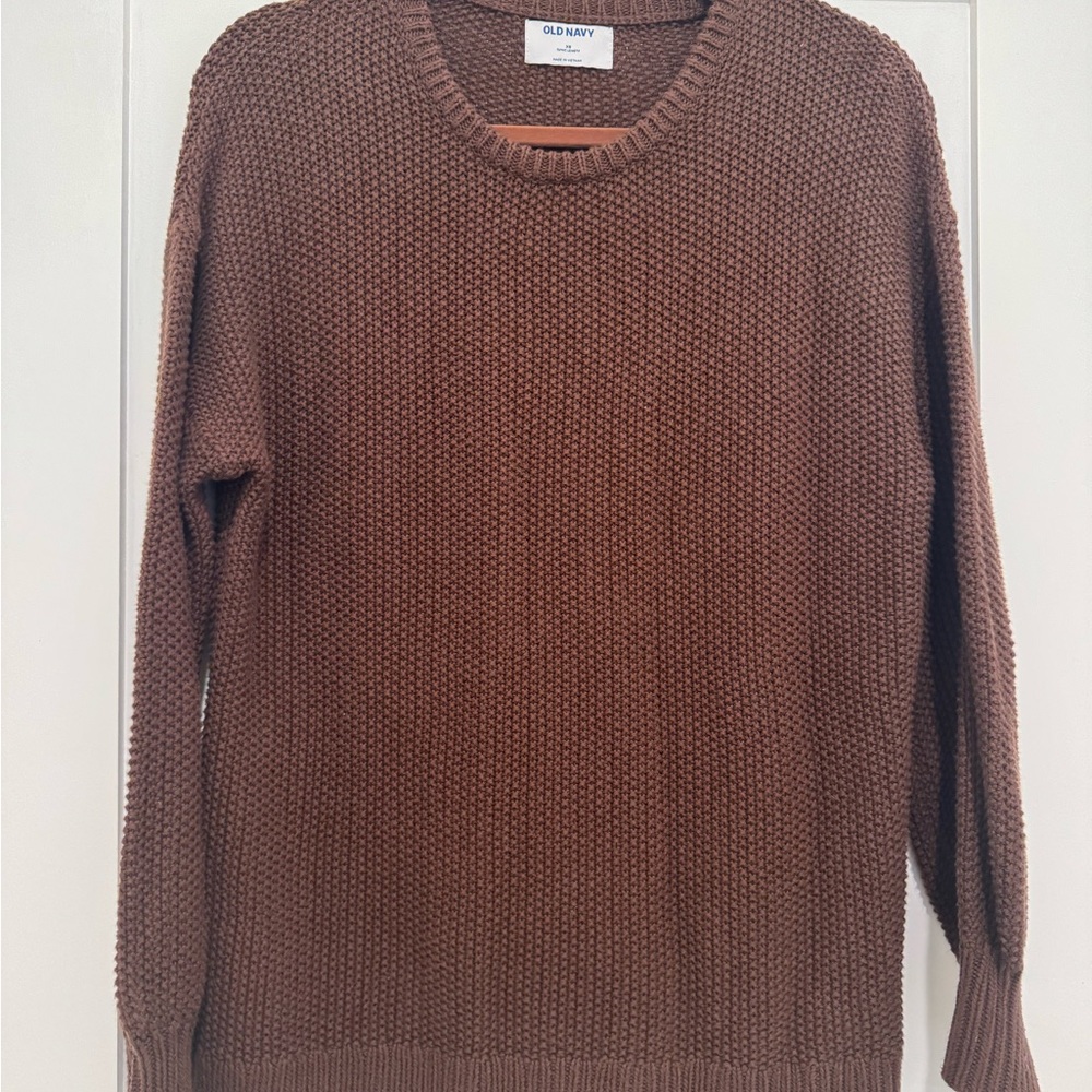 Old Navy Men's Chocolate Crewneck Sweater